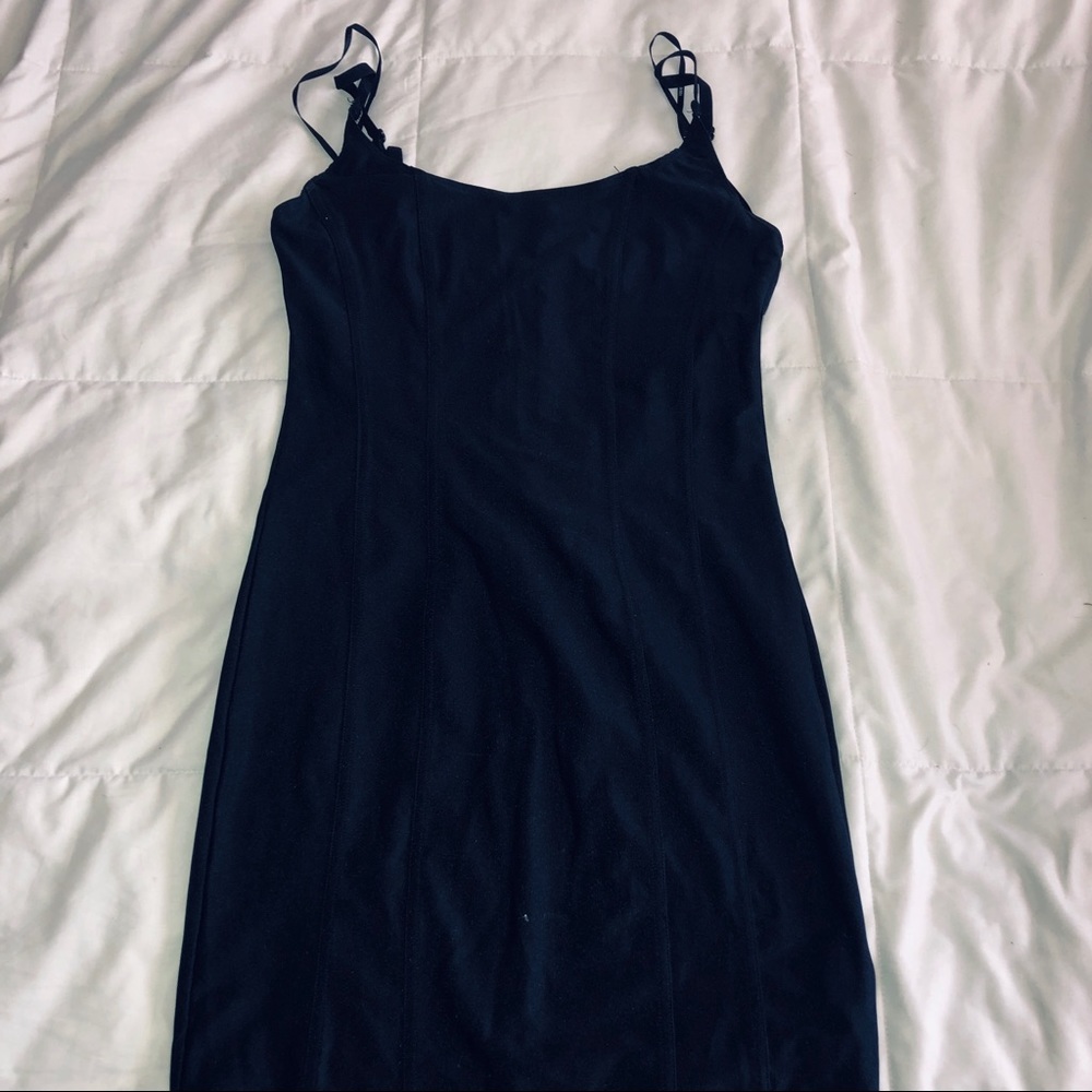 Mini black dress